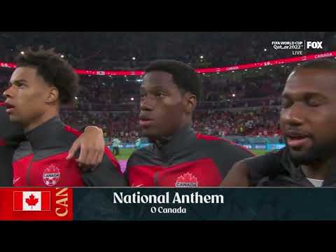 Canadian National Anthem at World Cup 2022